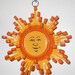 Smiling Sun Quilled Aluminum Can Decoration