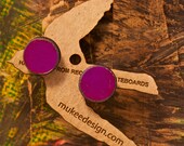 Reclaimed Skateboard Stud Earrings