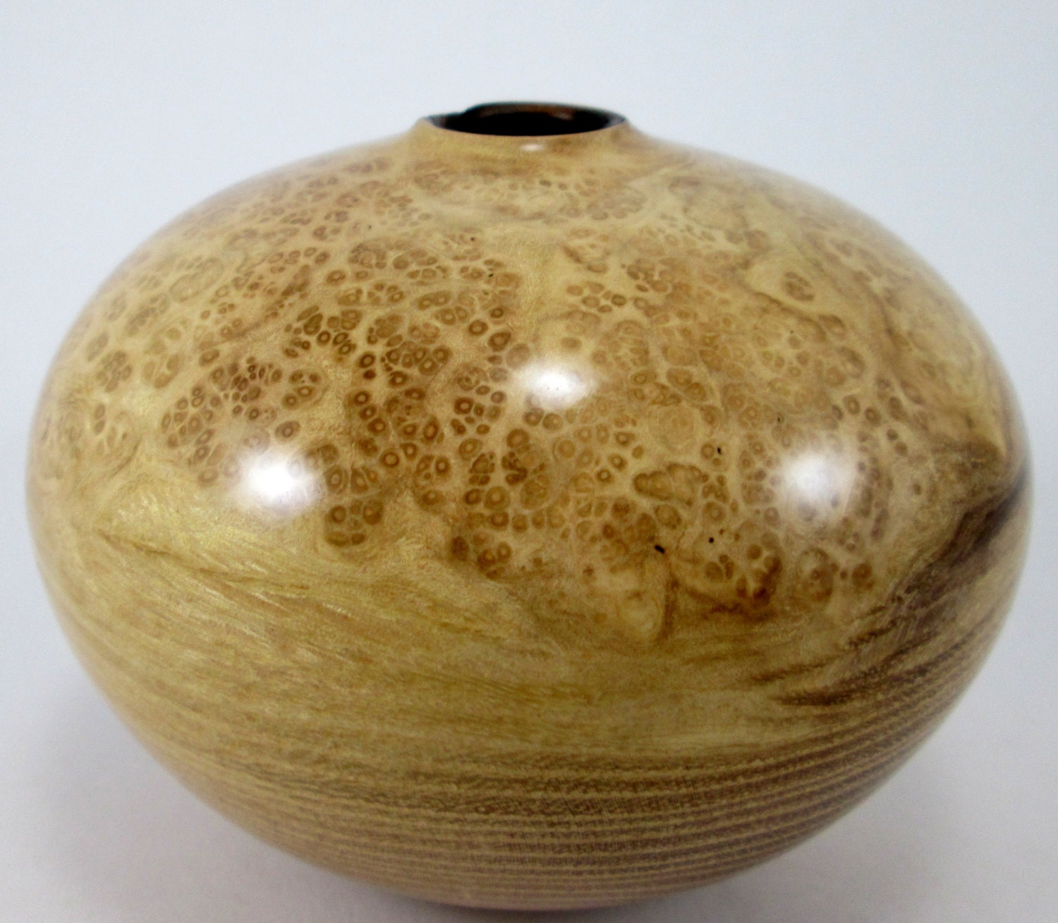 Black Locust Burl Hollow Vessel