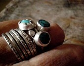 Turquoise Sterling Silver Stacking Ring