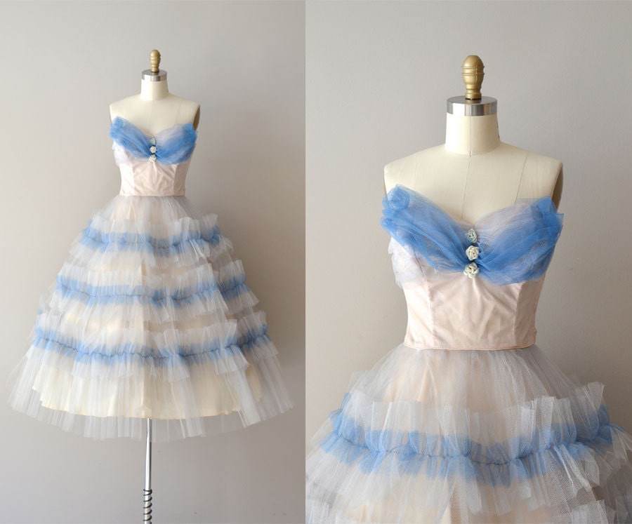 1950s dress / vintage 50s dress / Wistful Whimsey dress