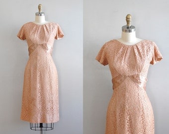 lace 1950s dress / 50s lace dress / Who's Sorry Now dress