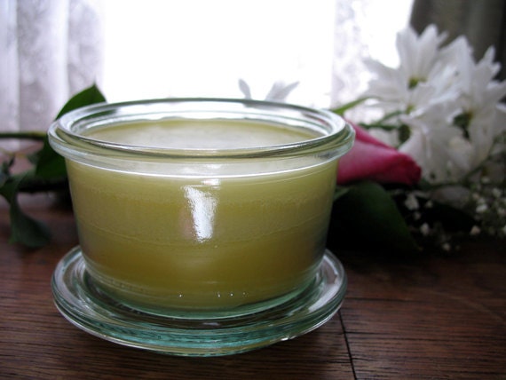 Organic Healing Yarrow Salve - herbal remedy salve 4 oz glass Weck jar. skin relief, natural first aid care for entire family