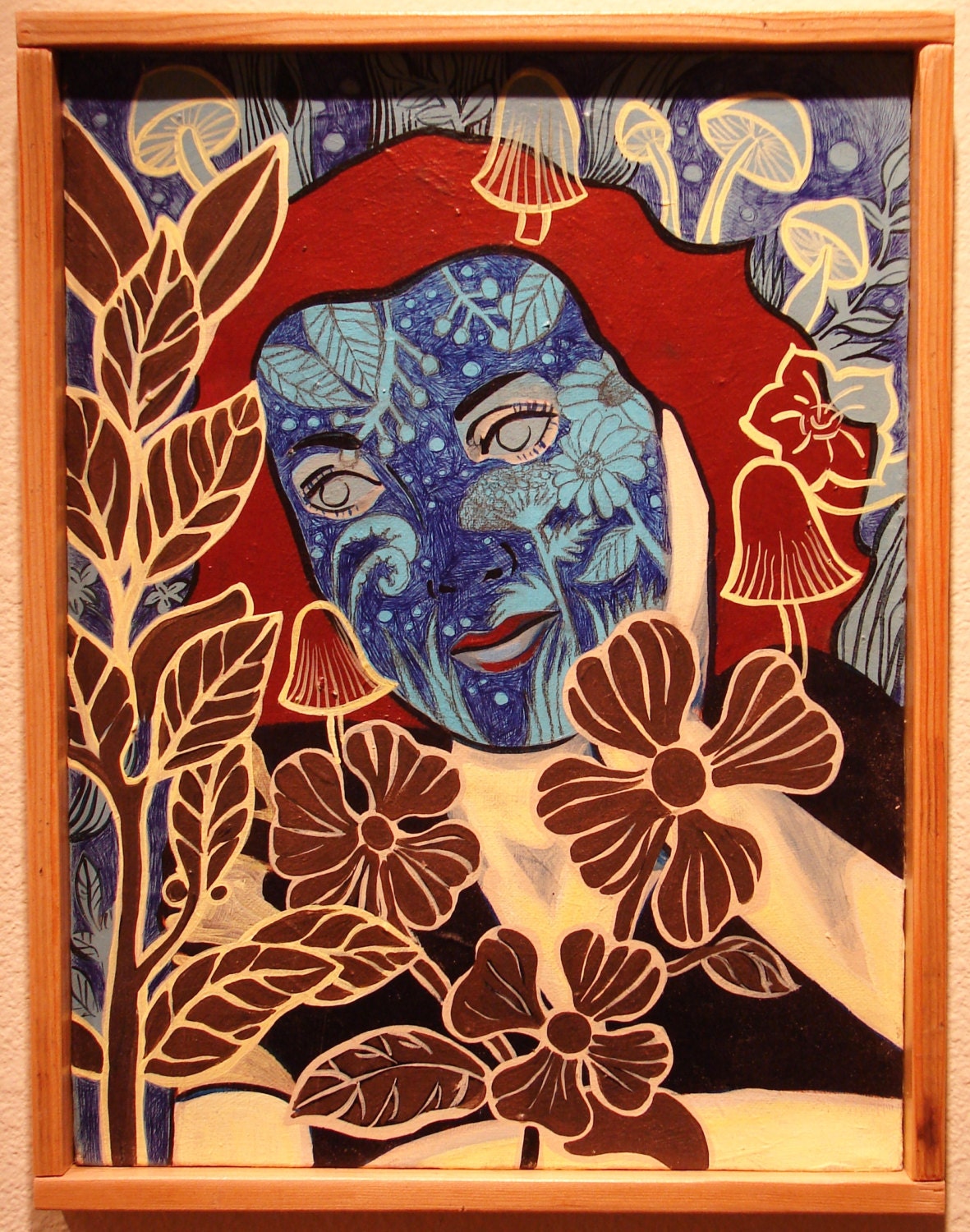 Original Acrylic Painting : "Tallulah" 18"x24"
