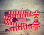 Valentines Suspenders & Bowtie // Ring Bearer Outfit