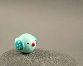 Colorful Little Bird - Hand Sculpted Miniature Polymer Clay Animal