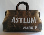 Antique 19th Century Asylum Doctors bag by The Sanatorium