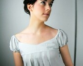 Tunic, Tunic Dress, Blue Tunic, Sheer Tunic, Lolita, Blouse, Shirt, Mini Dress
