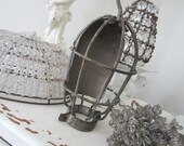 Vintage Cage Light - Industrial - Steampunk - Urban - Loft