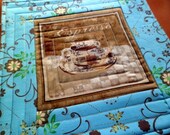 Espresso - Coffee Break - Mug Rug or Candle Mat  Oversized Coaster number 224