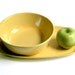 Vintage Yellow Frankoma Pottery 'Westwind' Serving Set