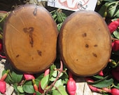 Very Large Wooden Earrings made of  Cherry Wood ... 27