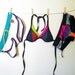 Funky Patch Triangle Swim Top