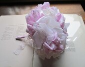 Vintage Fabric Flower Pom