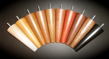 Ikea Karlstad Mid Century Style Sofa Legs. Also Fits Other Ikea Sofas. Choice of Styles & Stain. Set of 4