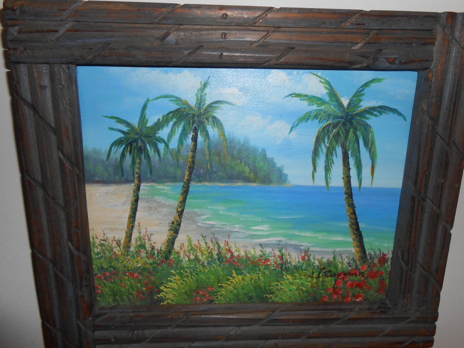 Framed Signed Vintage Painting By W. Chapman