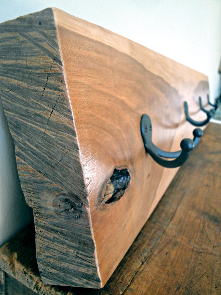 Cherry Plank - Row of Hooks
