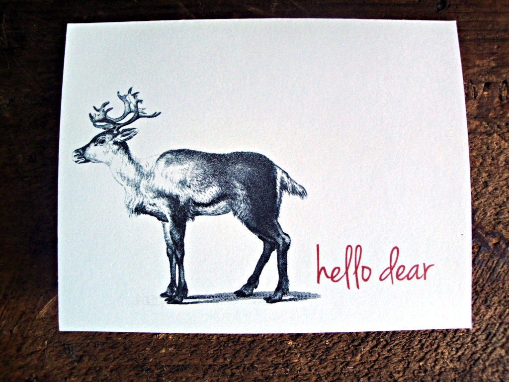 Hello Dear - Greeting Card