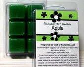 Apple Nuggets, Strongly scented paraffin wax melts, Apple scented tarts, green wax tarts