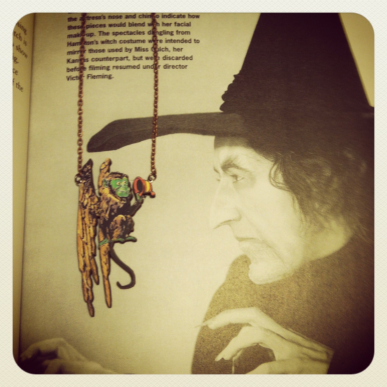 Evil Flying Monkey- Wizard of Oz Necklace