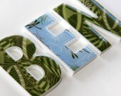 Handmade Personalised boys name letters