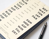 Handmade upcycled envelope notebook