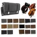 Design your own 17" laptop messenger bag with leather strap
