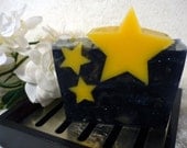 Starry Night Handmade Soap Slice
