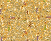 Gustav and Otto Yellow Liberty of London Tana Lawn Fabric Fat Quarter