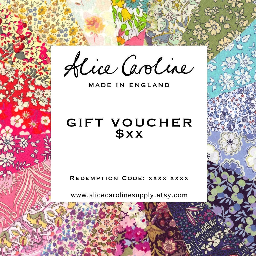 GIFT VOUCHER for Liberty of London Fabrics