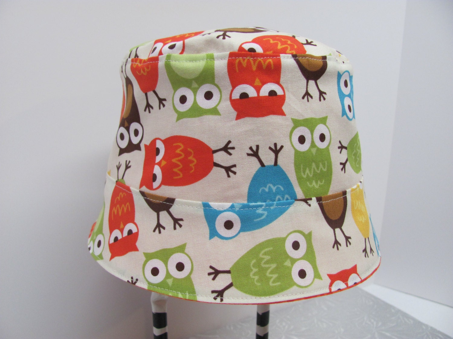 NEW Reversible Bucket HAT / Sun Hat / Newborn and up / 5 different sizes