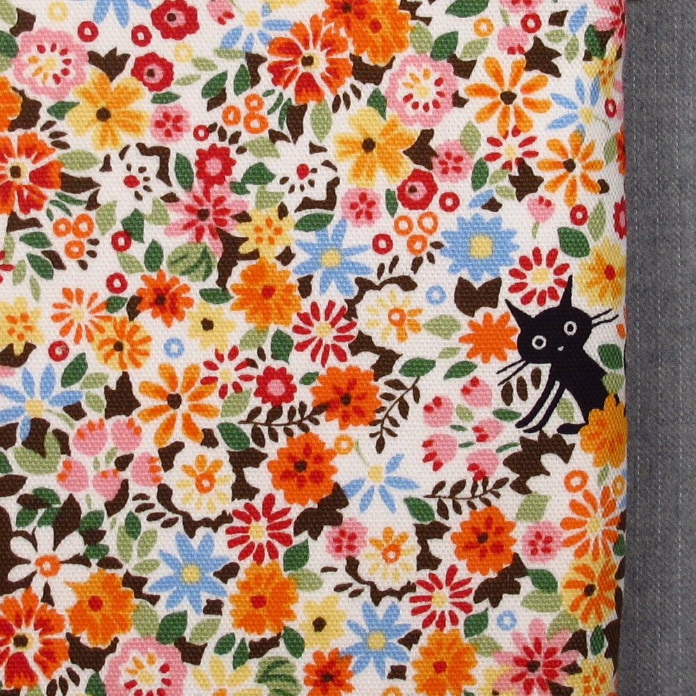NEW iPad Mini Kindle Nook Kobo Padded Sleeve Case with Button Closure - CocoLand Cats in the Garden