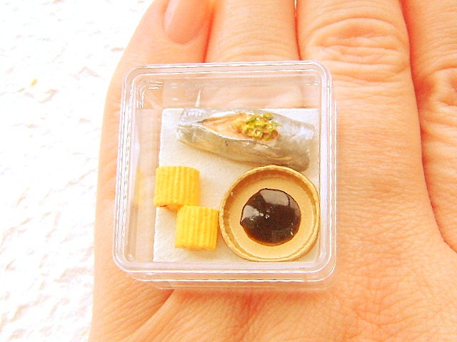 Sushi Ring Traditional Japanese Food Sushi