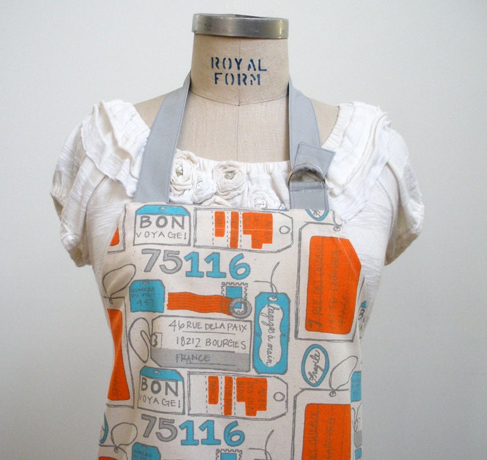Bon Voyage Chef's Apron