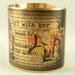 Literary Brass Cuff Bracelet with Alice In Wonderland The Queen's Croquet-Ground