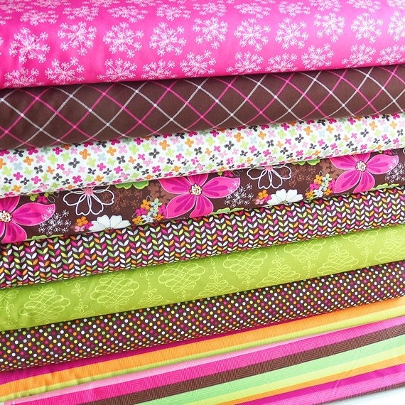 Camelot Fabrics Handpicked by Jackie McFee Fabric Bundle 8 yards total