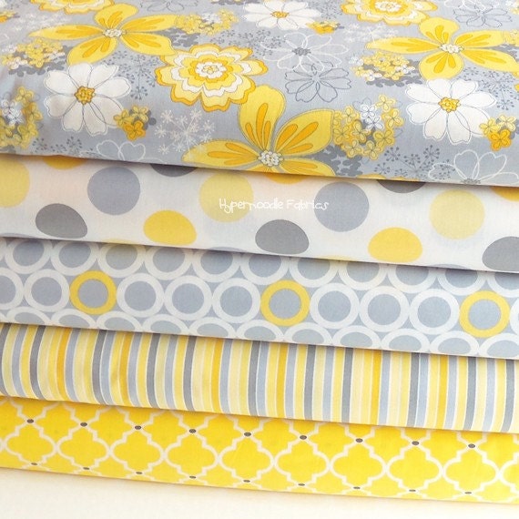 Camelot Fabrics Gray Matters Fabric Bundle 5 yards total