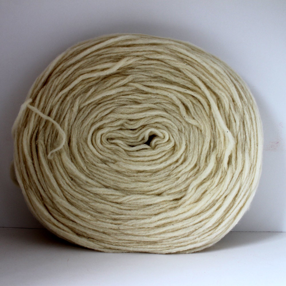 DESTASH - Wool Pencil Roving- 8oz Wheel