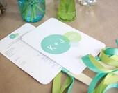 Printable Fan Wedding Program- Choose from 40 designs