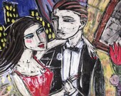 Dancing couple bowl