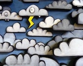 A Storm Is A-Coming (Original Critter Art)