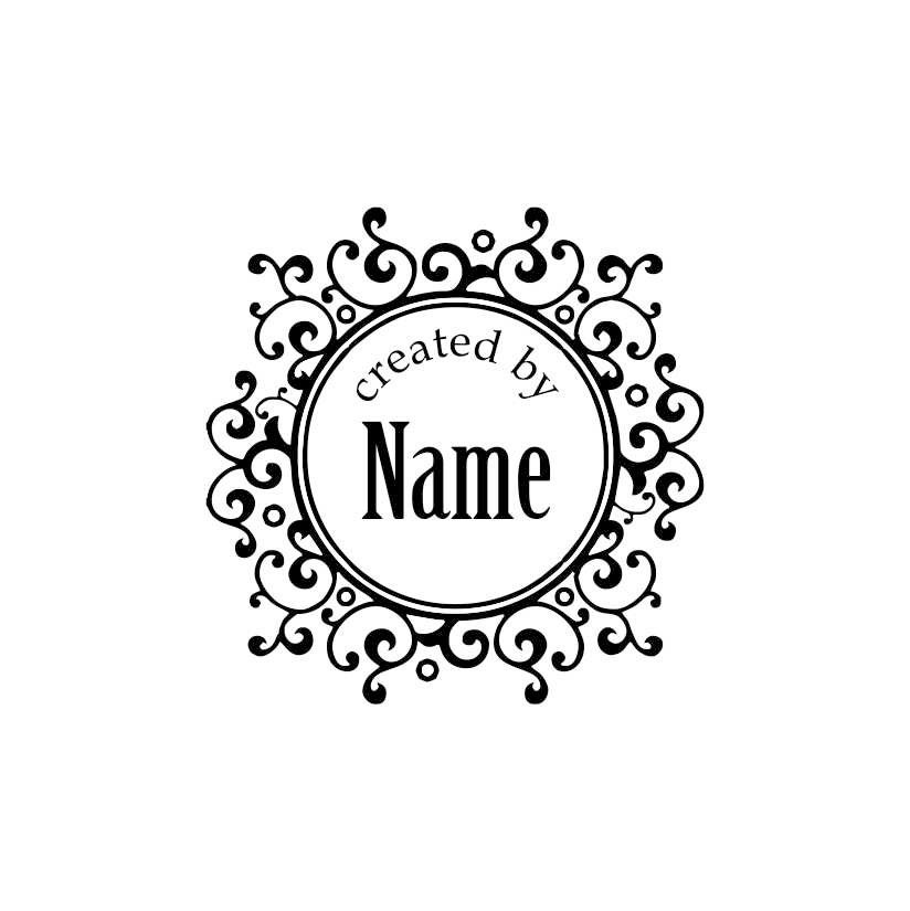Handle Mounted Personalized custom made rubber stamps C14