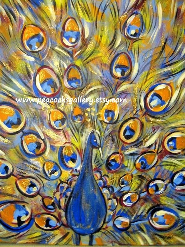 PEACOCK Art Print 11x14
