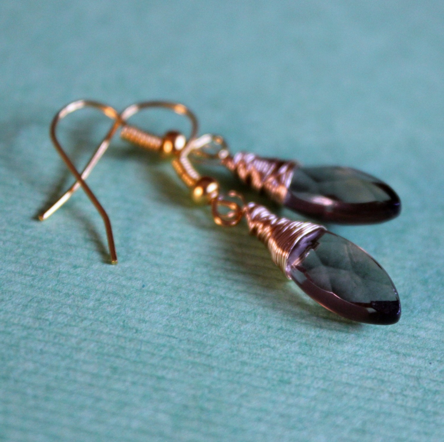 Smoky Quartz earrings - Mocha
