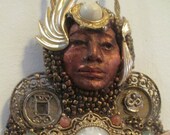 Ceremonial Goddess Necklace-She Who Knows Her Own Sacred Sound