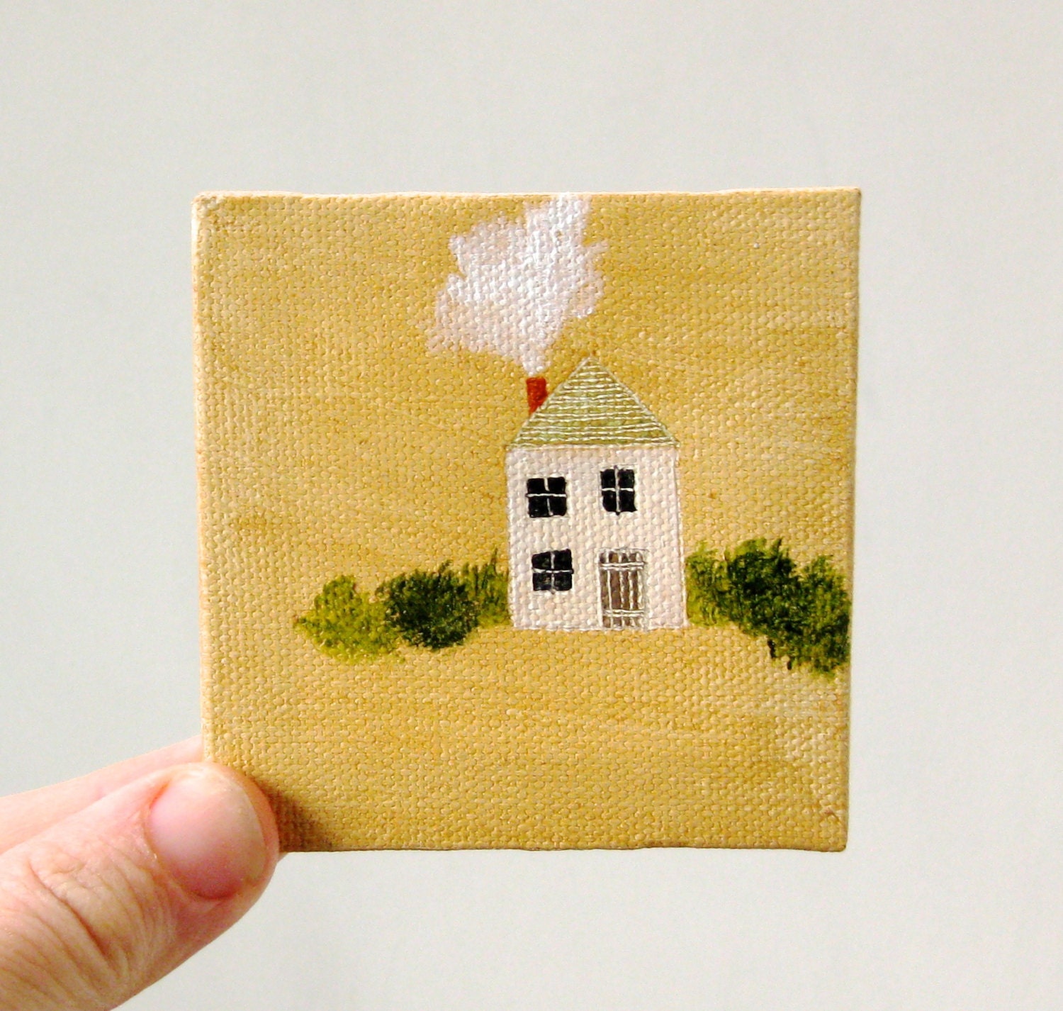 hedges / original painting on canvas