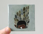 seed pod habitat / original painting on canvas
