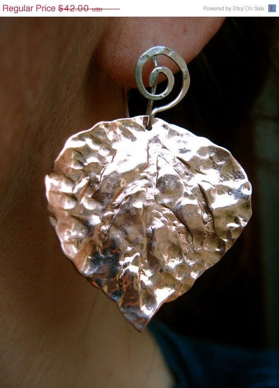 Memorial Day SALE Md Aspen Leaf - Copper E803 or Bronze E804