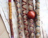 5 Custom Dreads Hair Wraps & Beads Bohemian Hippie Dreadlocks Tribal Falls Synthetic Boho Extensions Hair Accessories