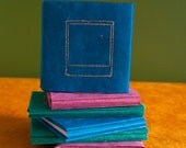 Mini Accordion Book hand stamped with Polaroid Frames